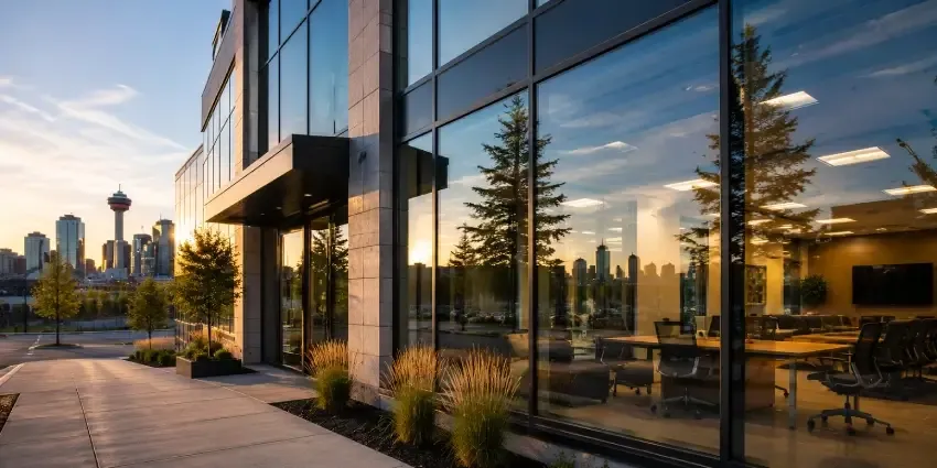 Why Calgary Businesses Should Prioritize Clean Commercial Windows