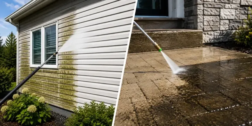 Soft Washing vs. Pressure Washing: What Calgary Property Owners Should Know