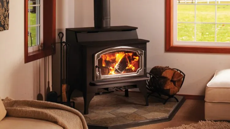 Problem-free wood fireplace installation